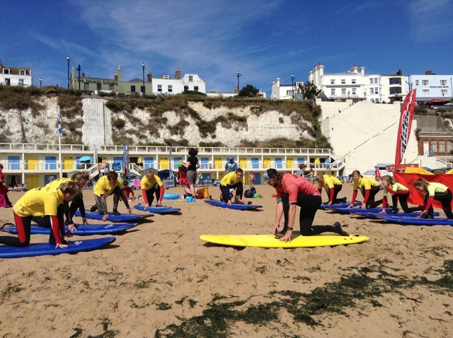 One of our fun surf lessons